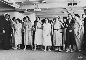 Images Dated 8th July 2010: On board the RMS Atlantis, c1929-c1939(?)