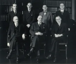 Wellcome Foundation Ltd Prints: The board of the Wellcome Foundation Ltd, 1945. Creator: Unknown