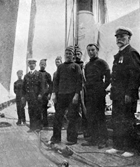 On board the yacht Britannia, 1908. Artist: Queen Alexandra