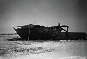 Yakutia Prints: A Boat, 1890. Creator: Unknown