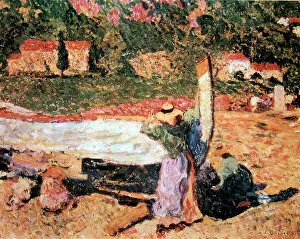 Repairing Prints: Boat, 1899. Artist: Louis Valtat