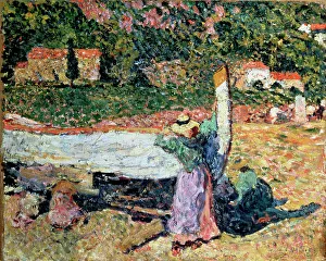 Sunhat Prints: Boat, 1899. Artist: Louis Valtat