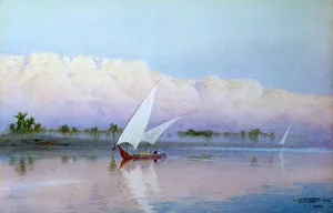 R Talbot Kelly Prints: Boat on the Nile, 1903. Artist: Robert Talbot Kelly