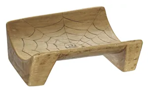 Boat seat with spider web design from Ecuador, early 20th century. Creator: Unknown Boat seat with spider web design from Ecuador, early 20th century. Creator: Unknown
