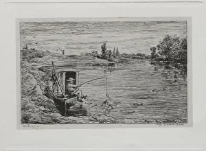 1817 1878 Prints: The Boat Trip: The Cabin Boy Fishing (Line Fishing), 1861
