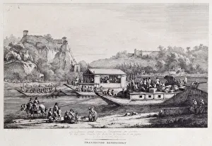 Boissieu Gallery: Boat Trip on the Seine, 1803. Artist: Boissieu, Jean-Jacques, de (1736-1810)