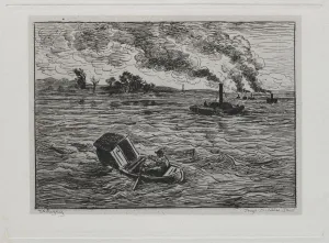 The Boat Trip: The Steamboats or Watch Out for the Steamers, 1861 The Boat Trip: The Steamboats or Watch Out for the Steamers, 1861