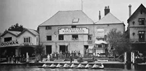 The Boathouse Before Reconstruction, 1882, 1935. Artists: Mr Mundy, Hills and Saunders