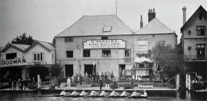 The Boathouse Before Reconstruction, 1882, 1935. Artists: Mr Mundy, Hills and Saunders The Boathouse Before Reconstruction, 1882, 1935. Artists: Mr Mundy, Hills and Saunders