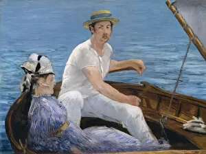 Argenteuil Val Doise Ile De France France Gallery: Boating, 1874. Creator: Edouard Manet