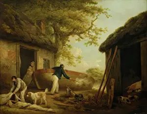 George Morland Prints: The Boatman's House. Creator: George Morland