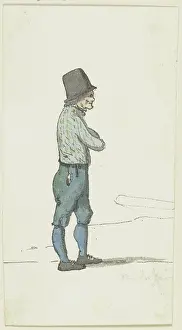 Waiting Prints: A boatman's profile, c1840s