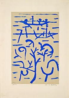 Basel Collection: Boats in the flood (Boote in der Uberflutung), 1937