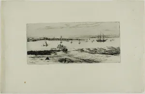 Edwin Edwards Prints: Boats in a Harbor, n.d. Creator: Edwin Edwards