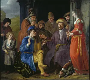 Turbans Prints: Boaz assumes the Legacy of Elimelech, c1651-1653. Creator: Jan Victors
