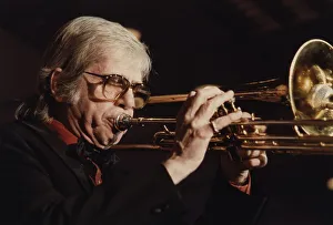 Fingers Prints: Bob Brookmeyer, Jazz Inn Party, Nordwijk, Netherlands, 1989. Creator: Brian Foskett