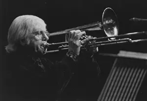 Trombonist Prints: Bob Brookmeyer, Jazz Inn Party, Netherlands, 1989. Creator: Brian Foskett