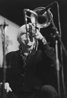 Trombonist Prints: Bob Brookmeyer, Jazz Inn Party, Netherlands, 1989. Creator: Brian Foskett