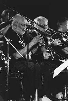 Trombonist Prints: Bob Enevoldsen, c1999. Creator: Brian Foskett