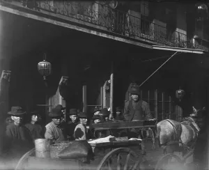 Bob Lim and brother, Chinatown, San Francisco, between 1896 and 1906. Creator: Arnold Genthe