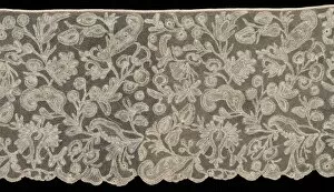 Bobbin Gallery: Bobbin Lace Flounce, 18th century. Creator: Unknown