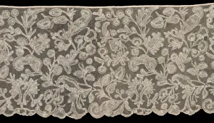 Bobbin Gallery: Bobbin Lace Flounce, 18th century. Creator: Unknown
