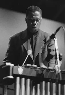 Percussion Instrument Prints: Bobby Hutcherson, Eddie Duran Benefit, Kimball's East, Emeryville, San Francisco, 1997