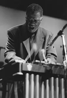 Percussion Instrument Prints: Bobby Hutcherson, Eddie Duran Benefit, Kimball's East, Emeryville, San Francisco, 1997