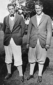 Bobby Jones and fellow golfer, c1920s