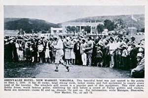 Virginia Collection: Bobby Jones playing golf at the Shenvalee Hotel, Virginia, USA, 1930