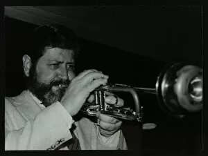Hertfordshire Gallery: Bobby Shew playing his trumpet at The Bell, Codicote, Hertfordshire, 19 May 1985