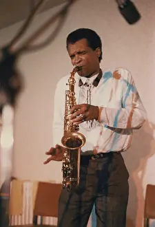 Cambridge Prints: Bobby Watson, 29th Street Saxophone Quartet, Cambridge, 1989. Creator: Brian Foskett