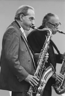 Bobby Prints: Bobby Wellins and Bob Wilber, Cleethorpes Jazz Festival, 2007. Creator: Brian Foskett