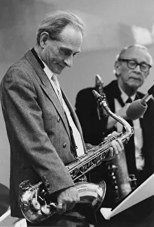 Bobby Prints: Bobby Wellins and Bob Wilber, Cleethorpes Jazz Festival, 2007. Creator: Brian Foskett