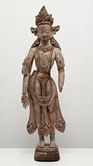 Bodhisattva Collection: Bodhisattva Amoghapasha Lokeshvara, 15th century. Creator: Unknown
