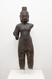 Angkor Gallery: Bodhisattva Avalokiteshvara, Angkor period, 12th / 13th century. Creator: Unknown