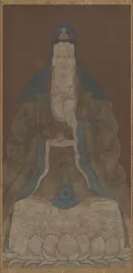 Shaka Nyorai Prints: Bodhisattva Avalokiteshvara (Guanyin) with vase and willow twig, Ming dynasty, 1368-1644