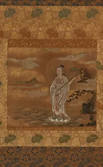 Bodhisattva crossing the sea, Edo period, 17th century. Creator: Kanô Tan'yû