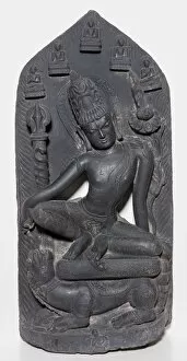 Bihar Collection: Bodhisattva Simhanada Lokeshvara, Pala period, about 11th century. Creator: Unknown