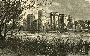 Hundred Years War Gallery: Bodiam Castle, 1898. Creator: Unknown