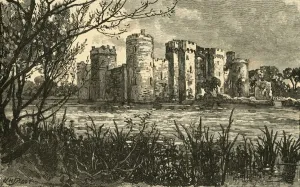 Bodiam Castle, 1898. Creator: Unknown Bodiam Castle, 1898. Creator: Unknown