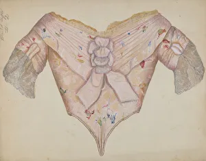 Rex Edna C Prints: Bodice, c. 1937. Creator: Edna C. Rex