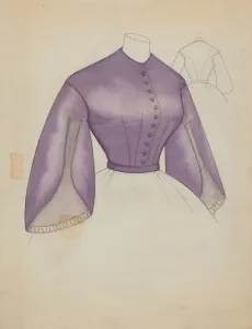 Crimi Nancy Prints: Bodice, c. 1937. Creator: Nancy Crimi