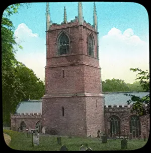 Cornish Prints: Bodmin Church, Cornwall, late 19th or early 20th century