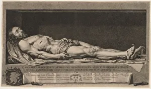 The Body of Christ in the Sepulchre, 1654. Creator: Nicolas de Platte-Montagne (French, 1631-1706)