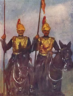 Bodyguard Prints: Bodyguard of His Highness Dogra Sowar Kashmir, 1903. Artist: Mortimer L Menpes