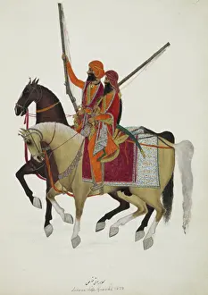 Armed Prints: Bodyguard of Ranjit Singh, 1838-39. Creator: Unknown