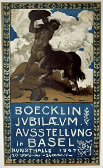 Centaurs Prints: Boecklin Jubilee Exhibition Basel, 1897. Creators: Hans Lendorff, Hans Sandreuter
