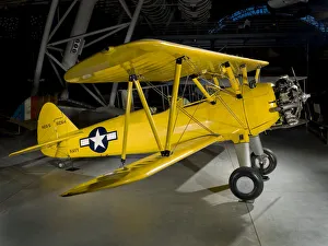 Boeing-Stearman N2S-5 Kaydet, 1943. Creator: Boeing-Stearman Boeing-Stearman N2S-5 Kaydet, 1943. Creator: Boeing-Stearman