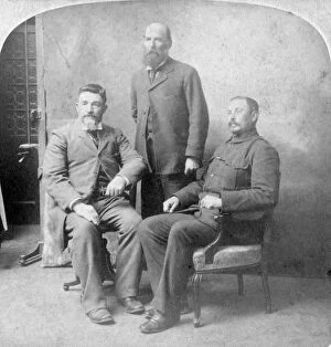 Afrikaner Collection: Boer commanders, South Africa, Boer War, 1902. Artist: Underwood & Underwood